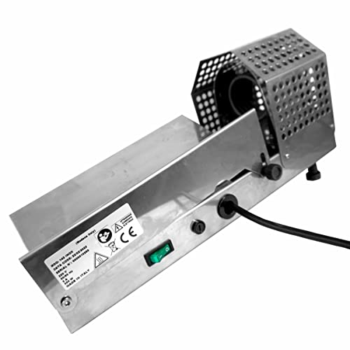 Yerd Kapselschrumpfgerät aus Edelstahl zum Versiegeln mit Schrumpfkapseln von Weinflaschen, Speiseöl-Flaschen, Gin- und Spirituosen-Flaschen (Höhenverstellbar)