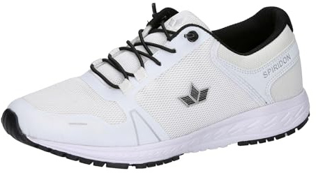 Lico Unisex Basildon Sneaker, Weiss/Schwarz, 44 EU