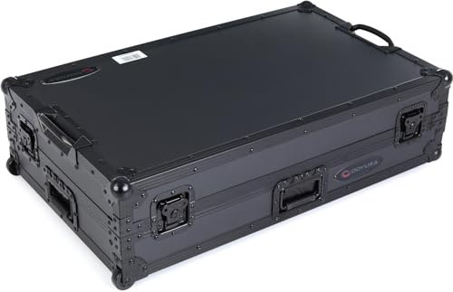 ODYSSEY FZGSRANE4W1BL Glide-Style Flight Case for Rane Four with Wheels and 1U Rack - Black Label