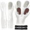 Realand 3 Paar Geschirrhandschuhe, Silikon-Kochhandschuhe, Geschirrhandschuhe, wiederverwendbare Reinigungshandschuhe aus Gummi, Geschirrhandschuhe