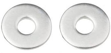 Yesmin 12 PCS M4 Washers,M4 x 9mm Stainless Steel Penny Washers,Large OD Plain Wide Metal Round Flat Spacer Repair Washer for Screws Bolts 