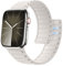 Astorgos Correa Magnética Compatible con Apple Watch Series 9 8 7 6 5 4 3 2 1 SE 38/40/41mm, Correa de Silicona Ajustable, Estrella Oro