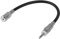 Adattatore d'Antenna Spina DIN (M) a Accoppiamento ISO (F) con Cavo Prolunga 19cm, Compatibile con Veicoli, Alta Qualità, Connessione Stabile per Autoradio e Antenne