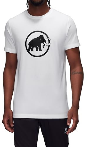 Mammut Core T-Shirt Men Classic | T-Shirt für Herren, Outdoor Sportshirt Mit Logo, 100% Organische Baumwolle, Kurzarm | Weiß, XXL