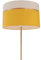Zweifarbiger Lampenschirm 40cm Gelb für Tischlampen und Stehleuchten, für Wohnzimmer und Schlafzimmer, E27 & E14 max 60W,