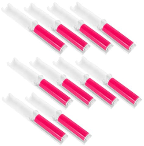 VILLFUL 20piezas Mini Quitapelusas Portátil para Viaje Removedor Pelos Pelusas Adhesivo Herramienta Compacta para Ropa Muebles Coches Uso Reutilizable