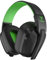 Vakedy HW11 Wireless Gaming Headset für PC,PS4,PS5,Mac,Switch,Wireless mit Bluetooth Mikrofon USB,Bluetooth Headset,Headset Mit Mikrofon Geräuschunterdrückung,50H+ Akkulaufzeit - Schwarz/Grün
