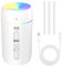 KARFUN Humidifier Pequeños, Humidificador Portátiles De Escritorio, Silenciosos, Mini Humidificador Coche Con Luz De 7 Colores, Apagado Automático, Oficina, Dormitorio, Coche, 250 Ml, Blanco