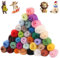 agogue 36 Farben Filzwolle Trockenfilzen,Märchenwolle Zum Filzen DIY Filzen Handwerk Kreationen Filzwolle Zum Stricken,Filzwolle Nassfilzen Passend Nassfilzen und Trockenfilzen Craft Projekte