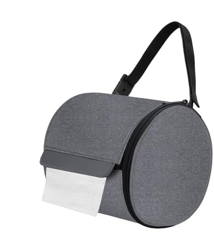 Toilettenpapier Abdeckung, Wasserdichter Toilettenpapierhalter, Camping Toilettenpapier Tasche, Toilettenpapier Schutz, Papierhandtuchabdeckung mit Gurt, Toilettenpapier Rollenabdeckung, Tragbarer