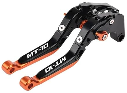Bremse kupplungshebel Kupplungs- Und Bremshebel Für Yamaha MT-10 FZ MT 10 MT10 FZ10 (2016) – Verstellbar, Ausziehbar, Klappbar, Aus Aluminium Motorrad Griff Bremshebel(Farbe 2)