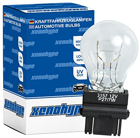 XENOHYPE 2x P27/7W Premium W2,5x16q 12 Volt 27/7 Watt US Typ 3157