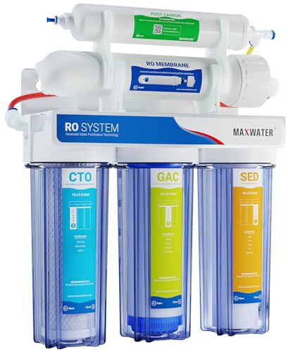 Max Eau 5 Stage boire Système d'osmose inverse avec 5 filtres/sans réservoir et robinet