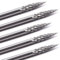 Lot de 5 fraises à queue en métal dur VHM - 1,5 x 15 mm - Pour accessoires Dremel Proxxon
