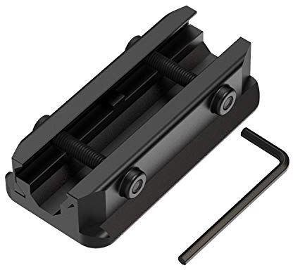 BanDxin Picatinny Arca-Swiss Adapter, Stativ Arca Mount für Picatinny, Anti-Rutsch-Slot-Design, CNC-gefräst aus 6061-T6 Aluminium