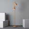 LEDKIA LIGHTING - Stehlampe Whirlwind | Modernes Design | Dekorativer Touch für Wohnzimmer, Küche, Schlafzimmer | E14-Fassung | Metall, Camel