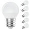 Lampadina LED E27 G45 6W,Luce Calda risparmio energetico (Equivalenti a 40W), 550lm Non Dimmeriabile Nessun Sfarfallio Pacco da 6