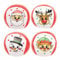 Baker Ross FC251 Mini Bolas Suaves Navideñas - Paquete de 8, Juguetes Exprimibles para Niños, Bolsas de Fiesta Infantiles, Rellenos de Calcetines y Pequeños Regalos para Niños