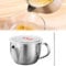 LNJ Fetttrennkanne Edelstahl - 1000ML Fettabscheider Für Soßen | Degraissierkanne Mit Deckel & Reinigungsbürste Mehrzweck Öl Suppe Sieb Tasse Abschöpfen Von Fett Aus Und Suppen