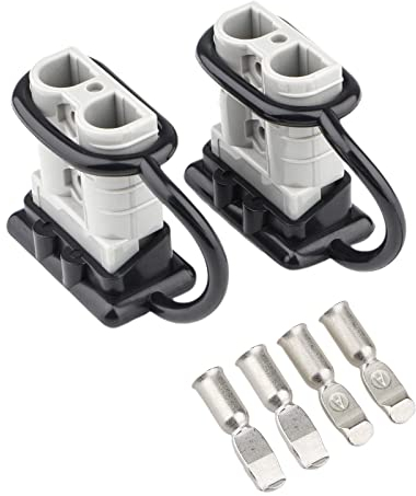 Lodokdre 50A 1/0 AWG Batterie Anschluss Kabelbaum Stecker Verbinder Winden Stecker Schnell Trennung Kupplung für USV Batterie Pack AnhäNger Stapler