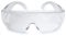 RODOPI ProLense-FogX Schutzbrille für Brillenträger Anti Fog Sicherheitsbrille klar EN 166 1F Arbeitsschutzbrille für Baustelle Labor Überbrille Arbeit (1 Brille)
