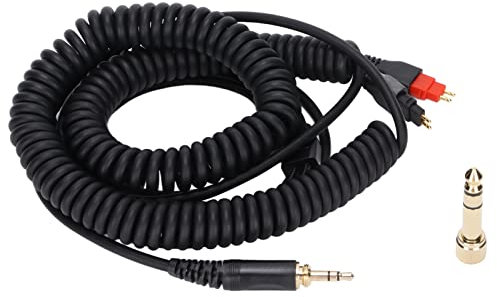 Headphone Audio Cable, Oxygen Free Copper Audio Extension Cable Headphones Spring Bare Copper Wire Suitable for HD660s HD650 HD600 HD580