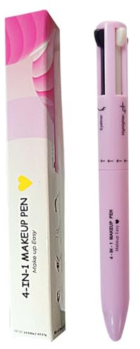 4 in 1 Make up Stift Eye Liner Lip Liner Highlighter Eyebrow Liner in einem Kompakt für das Reisen, Stil 01
