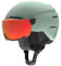 ATOMIC SAVOR VISOR PHOTO Skihelm mit Visier - Pistachio - Größe M - Maximale Stoßdämpfung - Active Aircon Belüftungssystem - Hochwertige Verspiegelung für klare Sicht
