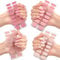 Quinnas Nails - Quinnas Gel Nail Stickers, Gel Nail Strips Kit, Quinnas Gel Nail Stickers with Uv Light Kit, DIY Gel Nail Stickers Kit, Easy to Apply & Remove (#1)