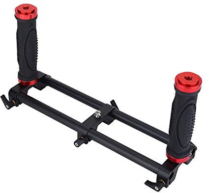 Estabilizador de Doble Mango Gimbal de Cámara de Doble Mango para Cámara Mango Extensor de Doble Agarre Accesorio de Plataforma Estabilizadora de Cardán para Feiyu