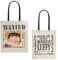 Cinereplicas One Piece Wanted Luffy Tote Bag Carry Bag 42 x 38 cm Official Licence, Luffy