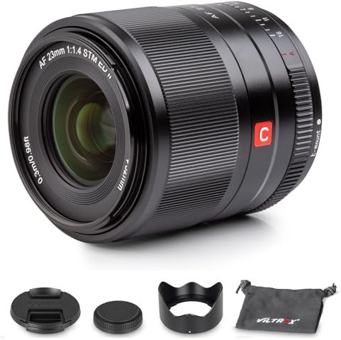 VILTROX 23mm F1.4 EOSM APS-C obiettivo per Canon, obiettivo a focale fissa STM con messa a fuoco automatica per Canon con attacco EOS-M fotocamere M10 M100 M200 M3 M5 M50 M50II M6 M6II