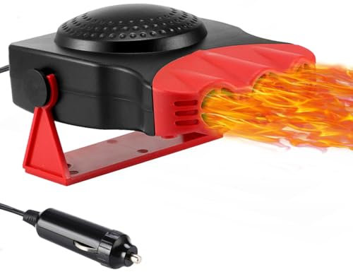 Calentador de Coche Leaflai para 12V 150W con calefacción y refrigeración 2 en 1 Modos para Todo el Coche