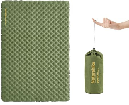 Naturehike Selbstaufblasend Isomatte 4,6R Wert Camping Isomatte, Aufblasbare Campingmatte, Tragbare Isomatte, Einzelschlaf-Luftmatratze für Trekking, Wandern, Bergsteigen, Backpacking, Outdoor