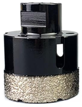 35mm Diamond Core Drill Bit, Dry Tile Hole Saw for Porcelain, Ceramic, Marble, Vacuum Brazed Hole Cutter with M14 Thread & 10mm Hex Shank Adapter