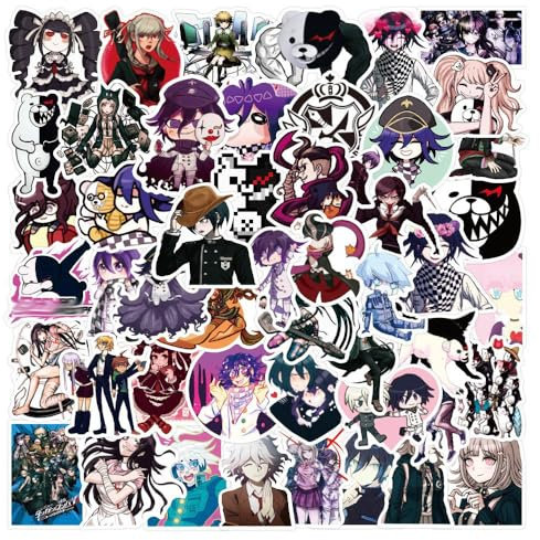 Danganronpas Aufkleber, 100 Pcs Danganronpas Figur Vinyl Wasserdichte DIY Stickers Für Party, Wasserflasche Scrapbook Laptop Skateboard Computer Für Teens Studenten
