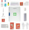 Ferretelix® Armoire de premiers secours, 40 x 32 x 18 cm, homologuée pour logements touristiques, maison, bureau