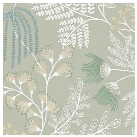 Superfresco Easy Richmond Sage Wallpaper | Paste the Wall | Green Trees | Eco-Friendly