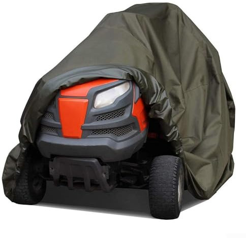 Funda para cortacésped, resistente al agua, cubierta para tractor de montar al aire libre, tela Oxford 210D (XL)