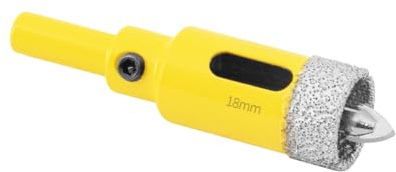 Aohhy 18mm Diamond Hole Saw with Pilot Bit, Professional Vacuum Brazed Diamond Drill Bit for Tile, Porcelain, Glass, Marble, Ceramic
