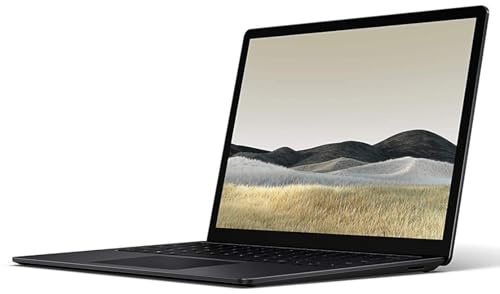 Microsoft 2019 Surface Laptop 3 con Intel Core i5-1035G7 (13,5-pollice, 16 GB RAM, 256 GB SSD) (QWERTZ Tedesco) Nero (Rinnovato)