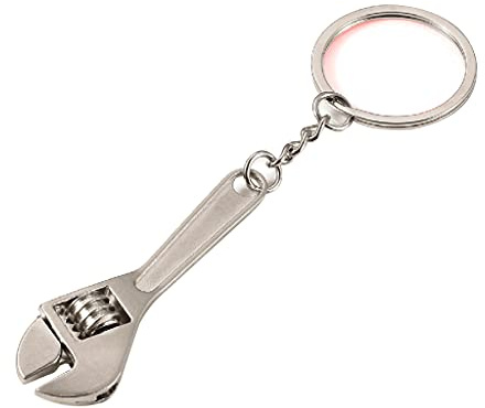 Verstellbarer kleiner Schraubenschlüssel für Werkzeug-Set, Geschenke für Männer, Neuheit, Schlüsselanhänger, Schlüsselanhänger, tragbare Schraubenschlüssel, Schlüsselkette