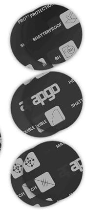 apgo [6 Stück] Hybrid Schutzglas Matt 8H für BlitzWolf BW-AT1 Smartwatch, kratzfestes Displayschutzglas, Ersatz für Hartglas