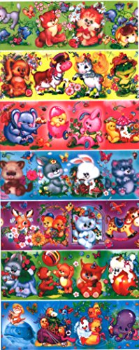 ukrainisches-kunsthandwerk Ostereier Folie. TIERCHEN Kinder Motive Nr.73 reicht für 7 Eier