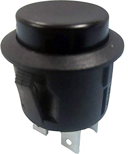 TRU Components TC-R13-527B-02BK Druckschalter 250V/AC 6A 2 x Ein/Aus rastend 1 pc(s)