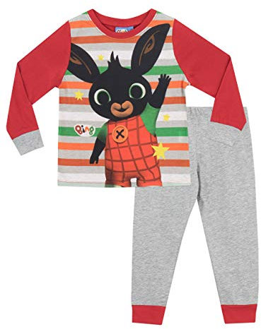 Bing Bunny Schlafanzug Jungen | Langarm Pyjama Kinder | Schlafanzüge Für Jungen Mehrfarbig 110