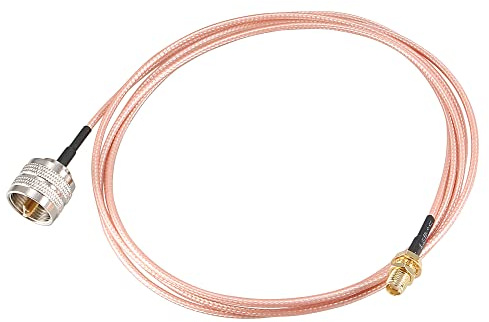 sourcing map RF Koaxial Koaxialkabel RG316 SMA Buchse Schott auf UHF PL-259 Stecker 6 Fuß