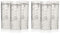 ADEPTNA Pack of 6 Clear Crystal Effect Long Drink Glasses - Plastic Highball Whiskey Wine Champagne Flute Glasses Tumblers Drinks Cups Reusable and Durable