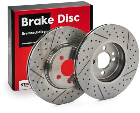 STARK SKBD-0023029 2x Disco freno Anteriore senza viti/bulloni Compatibilità con MINI Hatchback R56