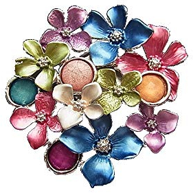 Brosche Magnetbrosche Schal Clip Bekleidung Poncho Taschen Stifel Textilschmuck Blumen Multicolor
